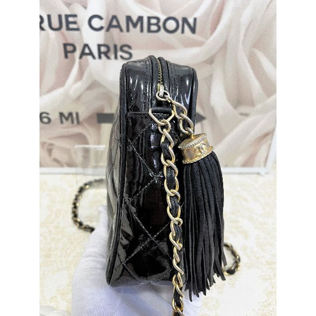 CHANEL - ☆正規超美品☆シャネル パテントレザーマトラッセ チェーン