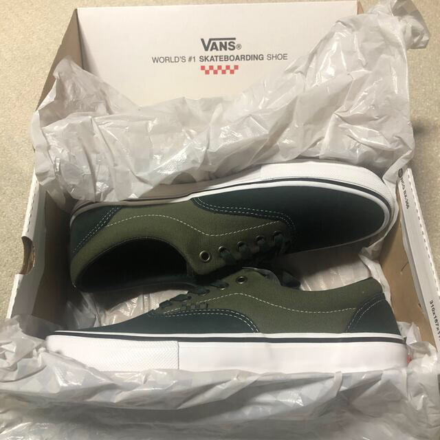 VANS(ヴァンズ)の新品未使用　VANS バンズ　ERA PRO エラ　プロ　27.0 グリーン メンズの靴/シューズ(スニーカー)の商品写真