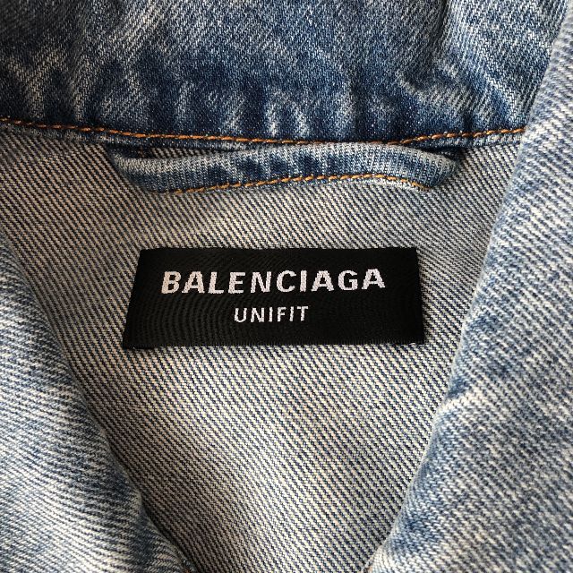 【BALENCIAGA】ダメージデニムジャケット ビックシルエット 5