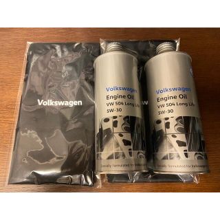 フォルクスワーゲン(Volkswagen)のVW(フォルクスワーゲン)純正 エンジンオイル 5W30 0.5リットル×2本(メンテナンス用品)