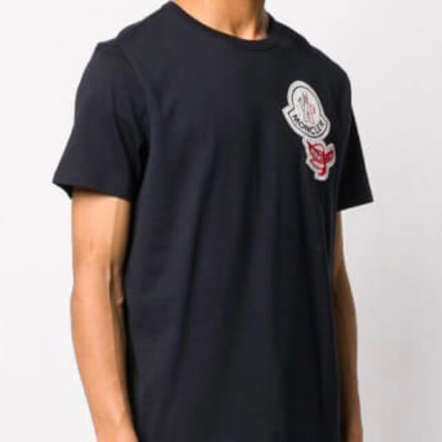 今日の超目玉】 新品希少 ロゴ袖 モンクレールTシャツMサイズ - T 定番のお歳暮 Tシャツ MONCLER ★希少★ M GENIUS ワッペン モンクレール Tシャツ/カットソー(半袖/袖なし)