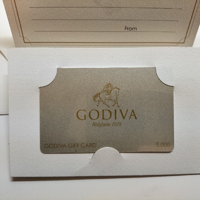ゴディバ GODIVA 5000円 ギフトカード 商品券