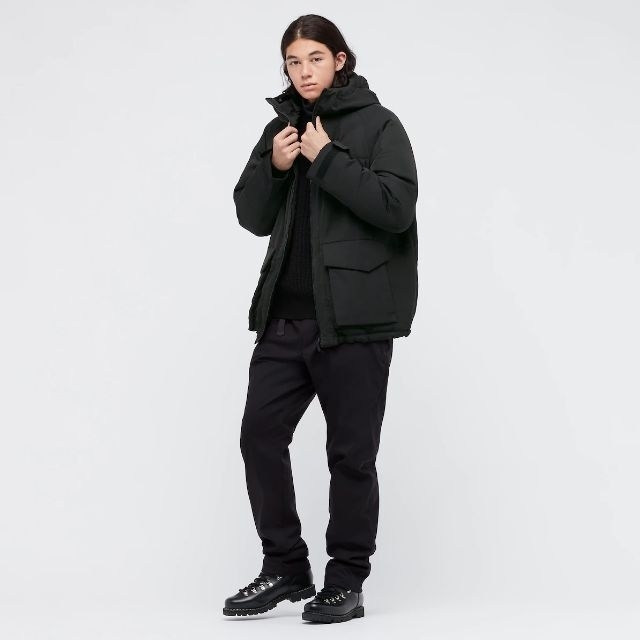 White Mountaineering ハイブリッドダウンパーカ XL  黒