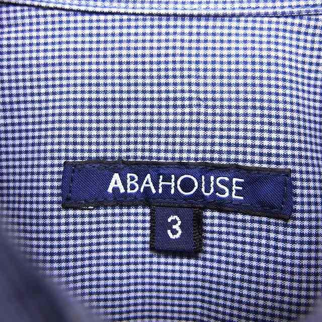 ABAHOUSE(アバハウス)のアバハウス ABAHOUSE チェック シャツ カジュアル 長袖 コットン 綿 メンズのトップス(シャツ)の商品写真