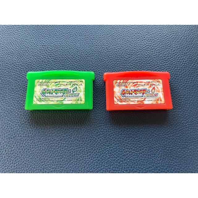 GBA ポッケトモンスター　ファイアレッド、ポケットモンスターリーフグリーン  エンタメ/ホビーのゲームソフト/ゲーム機本体(携帯用ゲームソフト)の商品写真