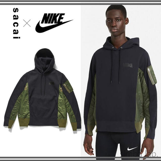 sacai - XS サイズ 新品未使用 SACAI Nike hoodie MA-1の通販 by 坊's