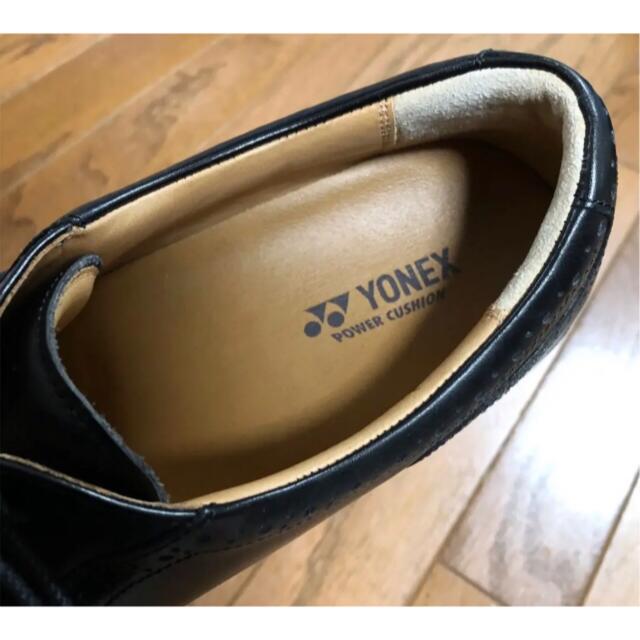 YONEX(ヨネックス)のヨネックス ビジネスシューズ 27.5㎝／黒 ブラック 革靴／撥水加工 メンズの靴/シューズ(ドレス/ビジネス)の商品写真
