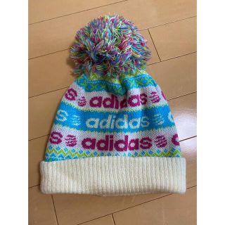 アディダス(adidas)のadidasレディースニット帽(ニット帽/ビーニー)