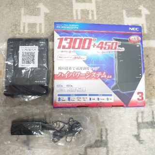 エヌイーシー(NEC)の中古 NEC 無線LANルーター Aterm PA-WG1800HP4(PC周辺機器)