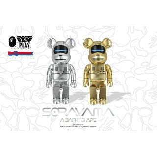 メディコムトイ(MEDICOM TOY)のBE@RBRICK SORAYAMA BABY MILO 1000％ BAPE(彫刻/オブジェ)