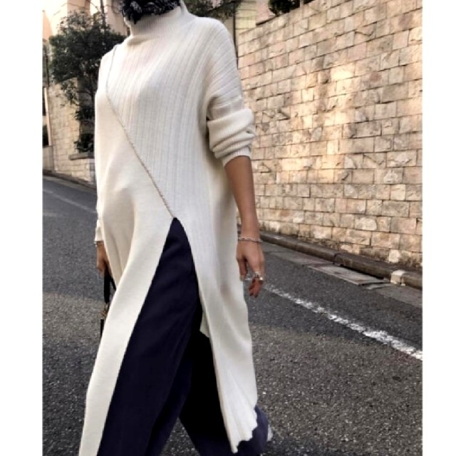 Ameri VINTAGE - Ameri【未使用品】スリット レイヤード ロング Ameri VINTAGE - Ameri【未使用品】スリット レイヤード ロング