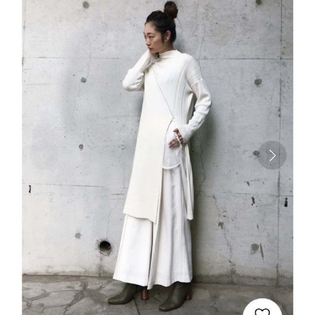 Ameri VINTAGE - Ameri【未使用品】スリット レイヤード ロング Ameri VINTAGE - Ameri【未使用品】スリット レイヤード ロング