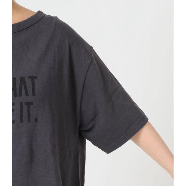 FRAMeWORK ヴィンテージ天竺ロゴTシャツ☆グレー