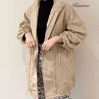 カスタネ(Kastane)の新品 Kastane サテン織りミリタリーコート(ミリタリージャケット)