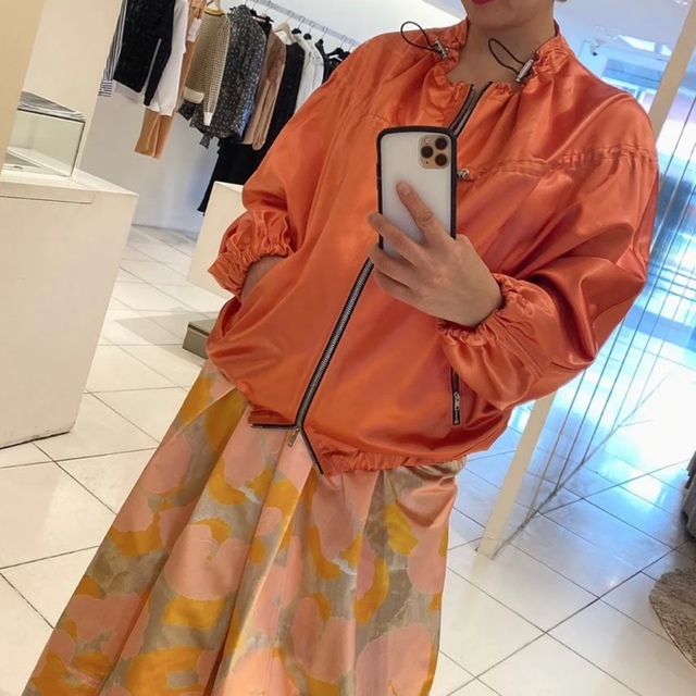 マルニ Marni ブルゾン ノーカラー イタリア ネイビー濃紺 | www