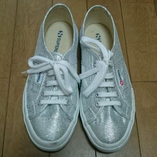 スペルガ(SUPERGA)のSUPERGA  シルバースニーカー(スニーカー)