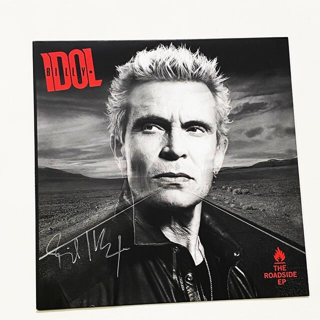 国産お得 直筆サイン入レコード Billy Idol The Roadside LPの通販 by ライム's shop｜ラクマ 