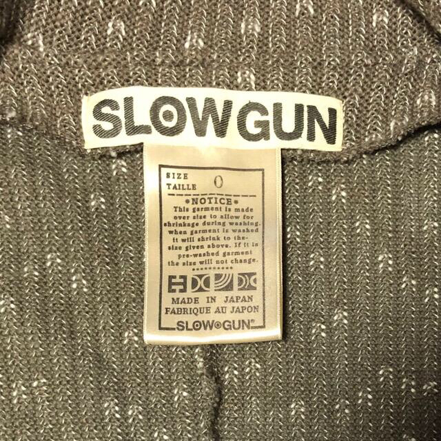 SlowGun(スロウガン)の　SLOWGUN【日本製】ニットミディアム丈コートsize０ レディースのジャケット/アウター(その他)の商品写真