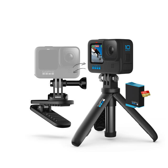 お値下げ:新品未使用GoPro HERO10 Black + アクセサリーセット