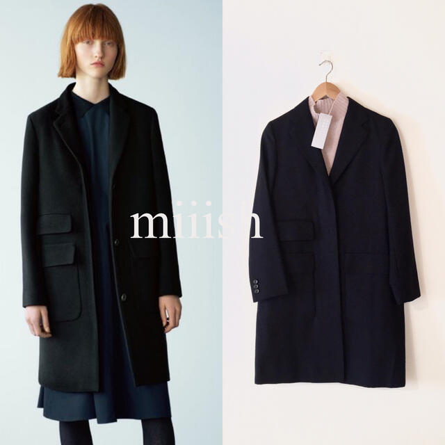 MARGARETHOWELL×FOX BROTHERS ウールサージシティコート