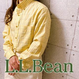 エルエルビーン(L.L.Bean)のL.L.been エルエルビーン　長袖シャツ　黄色　イエロー　チェック　S(シャツ)