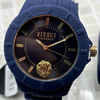 ヴェルサーチ(VERSACE)の◆激レア◆ヴェルサーチ◆ヴェルサス◆ネイビー◆ゴールド◆メンズ 腕時計(腕時計(アナログ))