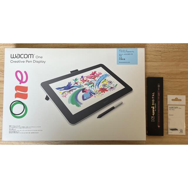 極美品　Wacom One DTC133 ホワイト ワコム ペンタブレット