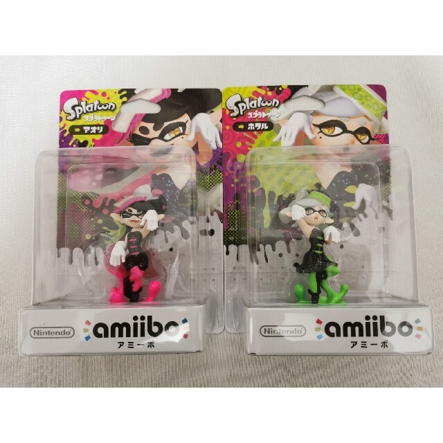 Wii U(ウィーユー)の【新品】amiibo シオカラーズ【アオリ/ホタル】 (スプラトゥーンシリーズ) エンタメ/ホビーのフィギュア(ゲームキャラクター)の商品写真