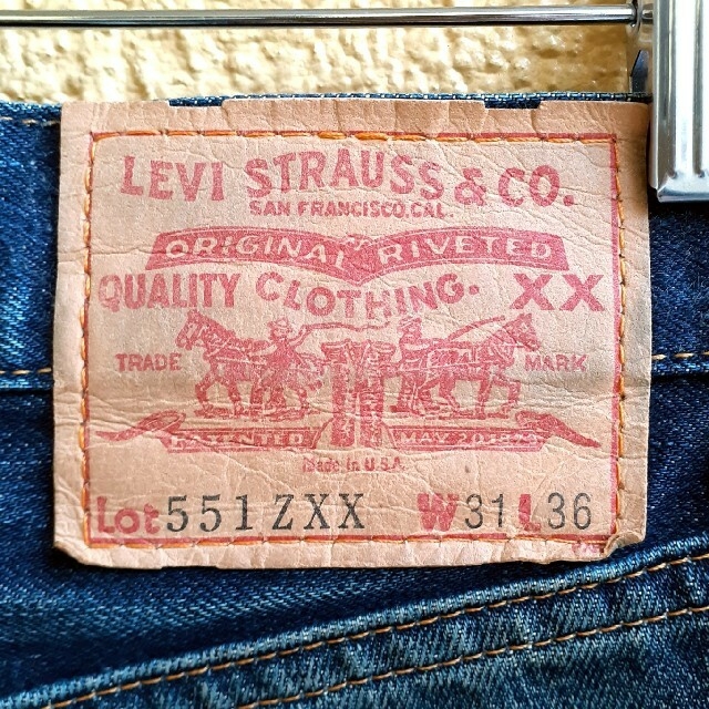 LEVI’S 551ZXX 99年 USA製 バレンシア工場 リーバイス