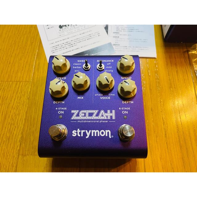 Strymon zelzah ストライモン　マルチフェイザー　美品コントロール4-STAGE