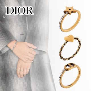 クリスチャンディオール(Christian Dior)のDior LUCKY CD リングセット 付属品完備(リング(指輪))