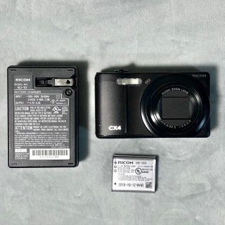 リコー(RICOH)のRICOH リコー CX CX4 BLACK デジタルカメラ(コンパクトデジタルカメラ)