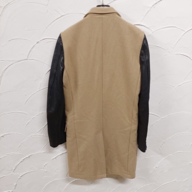 FUGA/フーガ ラムレザー 切り替え チェスターコート 2