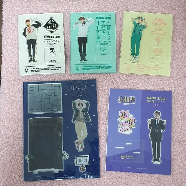 セール特価 BTS 2TH ~5TH MUSTER 公式 アクリルスタンド ジミン 4点