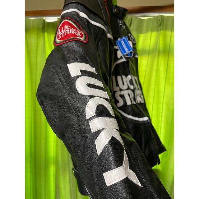 レア 新品 LUCKY STRIKE レザージャケット ラッキーストライクの通販