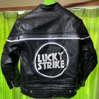 レア 新品 LUCKY STRIKE レザージャケット ラッキーストライクの通販