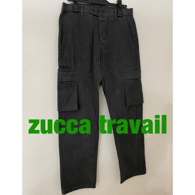 zucca travail  カーゴ　ストライプ　パンツ　1 フランス製