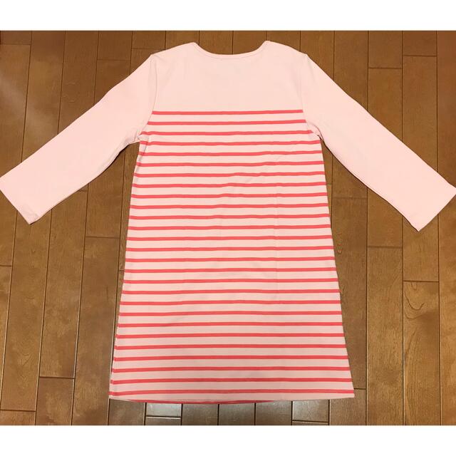 GAP Kids(ギャップキッズ)のボーダーワンピース キッズ/ベビー/マタニティのキッズ服女の子用(90cm~)(ワンピース)の商品写真