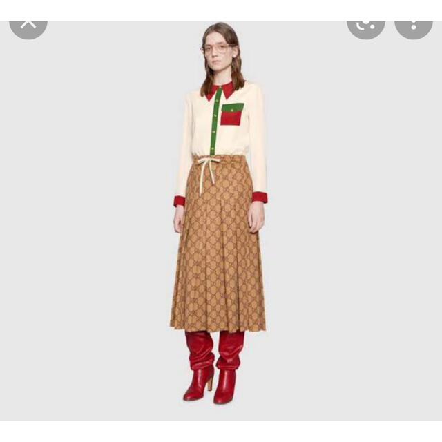 Gucci(グッチ)のグッチ スカート GGマーク レディースのスカート(ひざ丈スカート)の商品写真