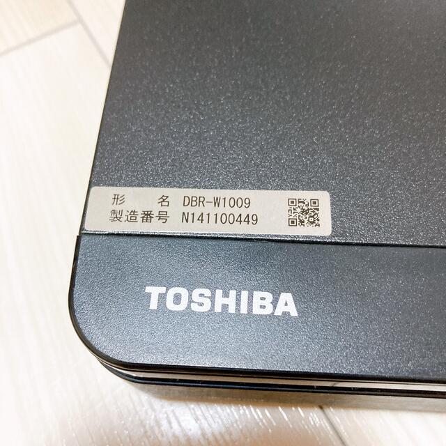 東芝(トウシバ)の【TOSHIBA】REGZA レグザブルーレイ DBR-W1009 スマホ/家電/カメラのテレビ/映像機器(ブルーレイレコーダー)の商品写真