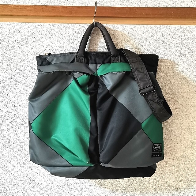 porter × marni ヘルメットバッグ　グリーン