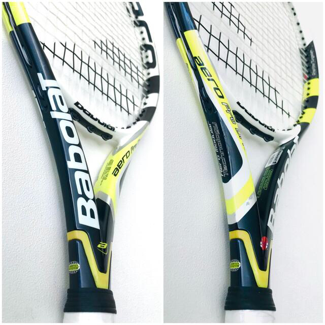 Babolat(バボラ)の【希少】バボラ『アエロプロドライブ』テニスラケット／G2／イエロー／ナダル使用 スポーツ/アウトドアのテニス(ラケット)の商品写真