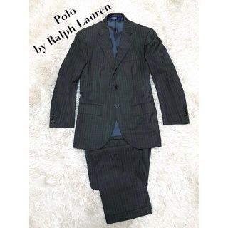 【美品】Polo by Ralph Lauren セットアップスーツ ストライプ(セットアップ)