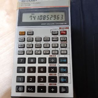 シャープ(SHARP)のシャープSHARP 関数電卓 EL-506Pピタゴラス　エルシーメイト　シャープ(オフィス用品一般)