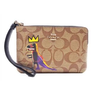 コーチ(COACH)の【新作新品】箱付き！COACH バスキアリストレットポーチ(ポーチ)