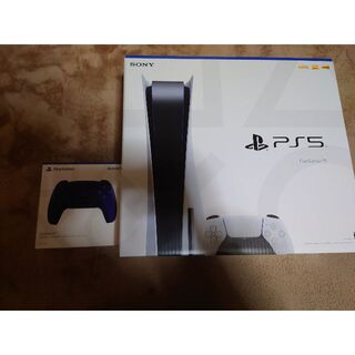 プレイステーション(PlayStation)のPS5本体　パープルコントローラーセット(家庭用ゲーム機本体)