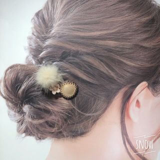 ファーポニーフック(ヘアアクセサリー)