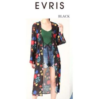 エヴリス(EVRIS)のさらに値下げ【EVRIS】FLOWER PAINTINGロングガウン　新品未着用(その他)