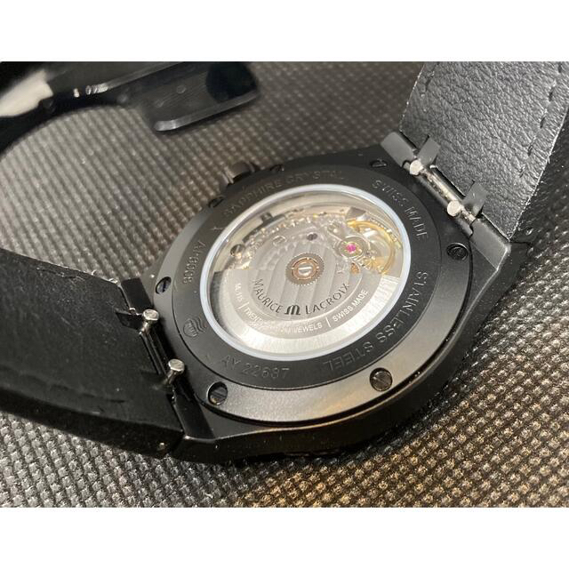 MAURICE LACROIX(モーリスラクロア)のモーリスラクロア　アイコン　ブラック メンズの時計(腕時計(アナログ))の商品写真