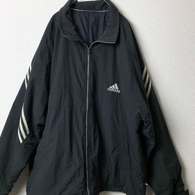 【adidas】90'sヴィンテージ 中綿キルティング ナイロンブルゾン